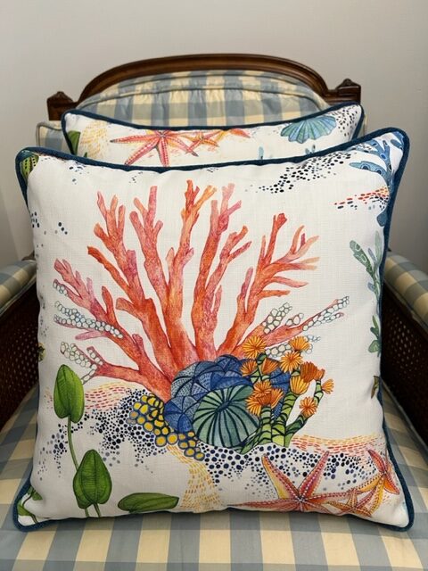 High Quality Custom Pillows with coral reef